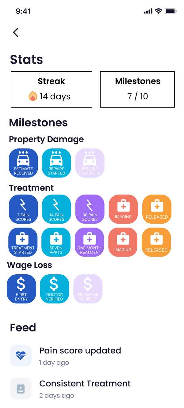 Screenshot of the RECORD App